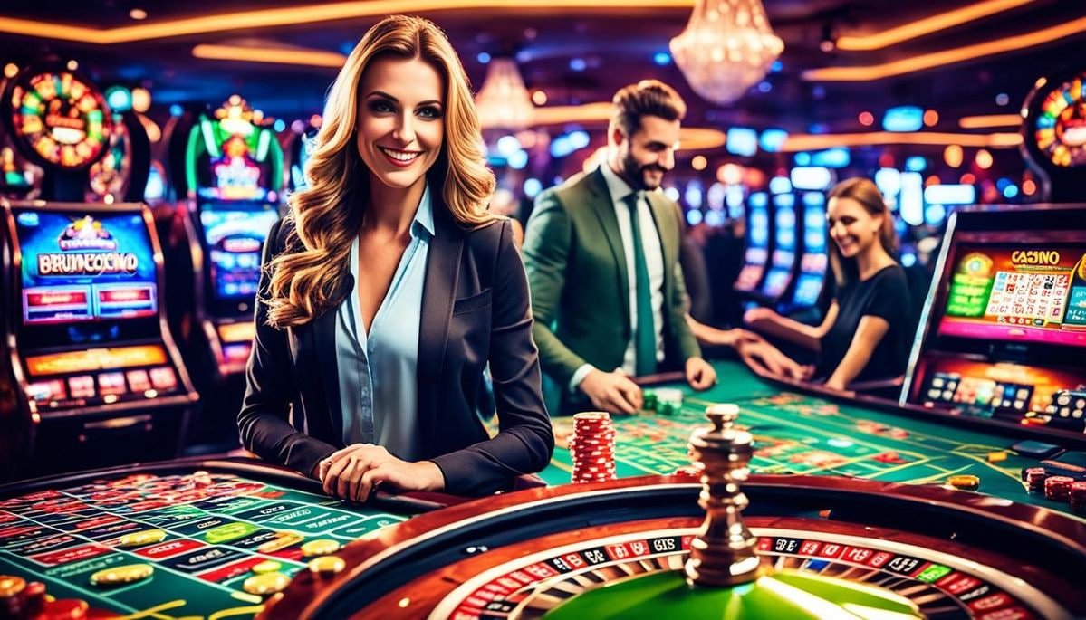 Layar utama aplikasi mobile uerotogel menampilkan sportsbook dan live dealer